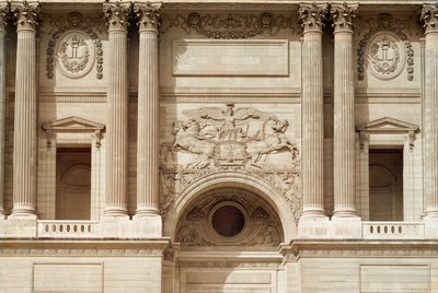 Glory distributing crowns, from the colonnade of the Palais du Louvre, 1807 by Claude Perrault